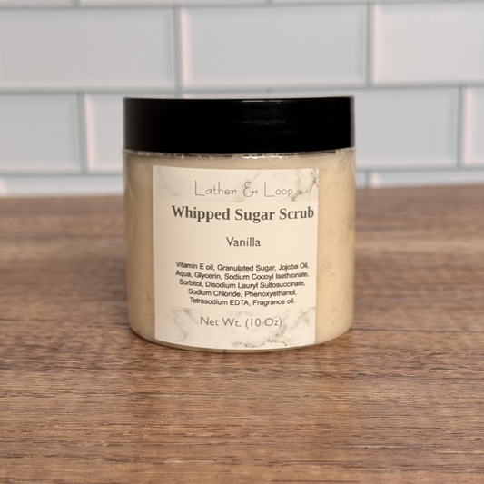 Foaming Whipped Sugar Scrub