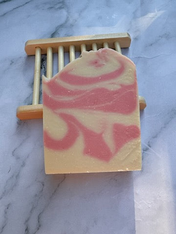 Pink Strawberry Bar Soap