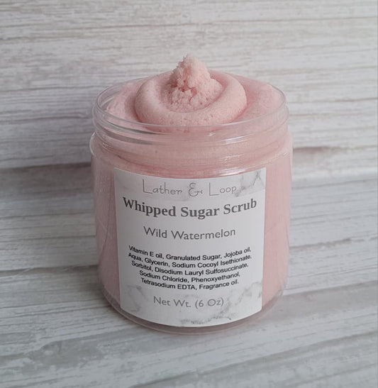 Foaming Whipped Sugar Scrub